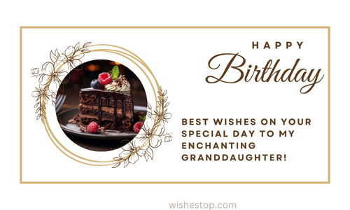 Birthday Wishes For Granddaughter